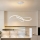 Brilagi - LED-dimmbare Pendelleuchte an Seil INFINITY LED/80W/230V 3000-6000K 80x80 cm weiß + Fernbedienung