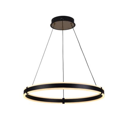 Brilagi - LED-dimmbare Pendelleuchte an Kabel CIRCLE LED/85W/230V 3000-6500K Ø 60 cm schwarz/gold + Fernbedienung