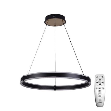 Brilagi - LED-dimmbare Pendelleuchte an Kabel CIRCLE LED/85W/230V 3000-6500K Ø 60 cm schwarz/gold + Fernbedienung