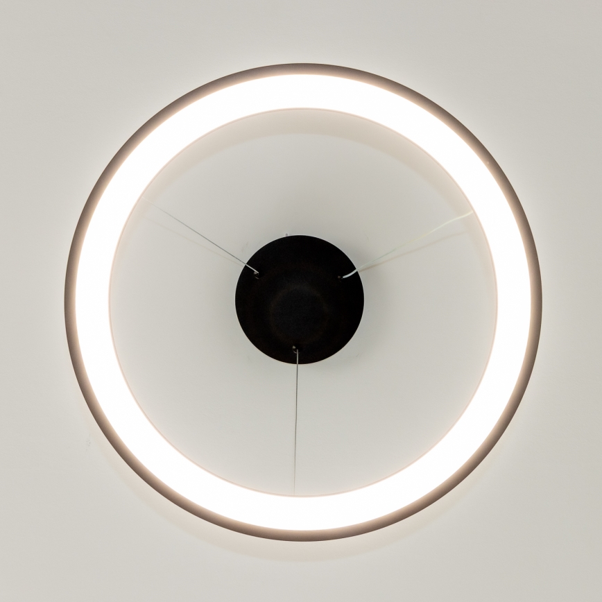 Brilagi - LED-dimmbare Pendelleuchte FALCON SLIM LED/42W/230V 3000–6500 K Ø 50 cm schwarz + Fernbedienung