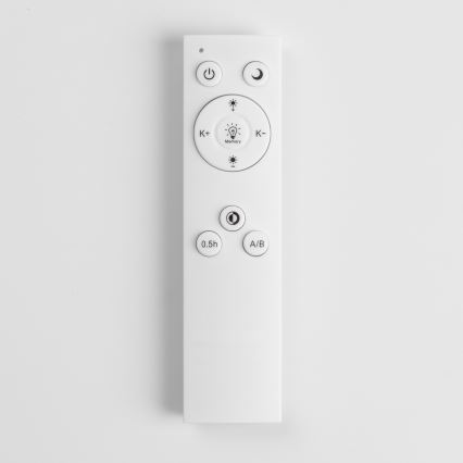 Brilagi - Dimmbare LED-Hängeleuchte FALCON an Kabel LED/80W/230V 3000-6500K Ø 60 cm grau + Fernbedienung