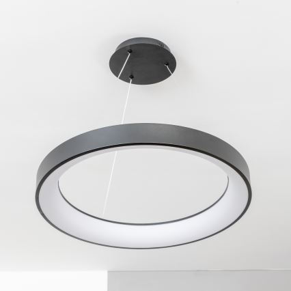 BRILAGI - LED-dimmbare Pendelleuchte FALCON II LED/99W/230V 3000–6500K Ø 60 cm schwarz + Fernbedienung
