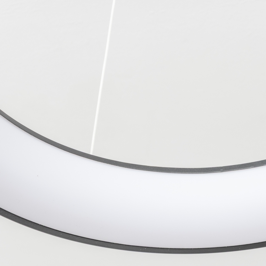 BRILAGI - LED-dimmbare Pendelleuchte FALCON II LED/99W/230V 3000–6500K Ø 60 cm schwarz + Fernbedienung