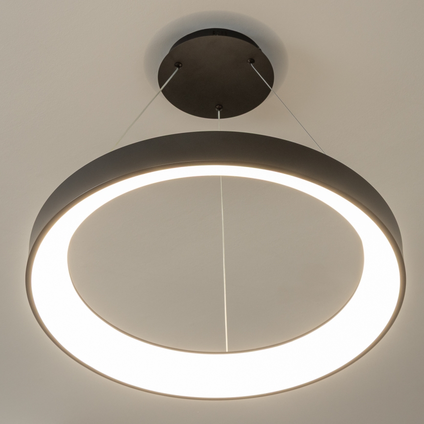BRILAGI - LED-dimmbare Pendelleuchte FALCON II LED/99W/230V 3000–6500K Ø 60 cm schwarz + Fernbedienung