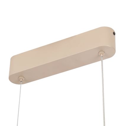 Brilagi - dimmbare LED-Pendelleuchte an Seil TWISTER LED/60W/230V 3000-6000K beige + Fernbedienung