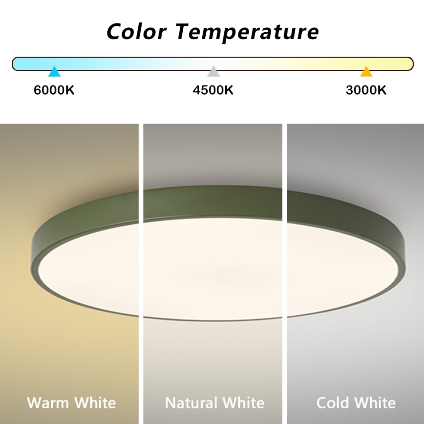 Brilagi - dimmbare LED-Poolleuchte POOL SMART LED/128W/230V Ø 100 cm 3000–6000 K Wi‑Fi Tuya + Fernbedienung, grün