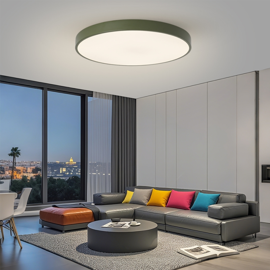 Brilagi - dimmbare LED-Poolleuchte POOL SMART LED/128W/230V Ø 100 cm 3000–6000 K Wi‑Fi Tuya + Fernbedienung, grün