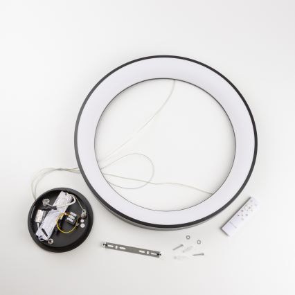 Brilagi - Dimmbare LED-Pendelleuchte FALCON II LED/99W/230V 3000-6500K Ø 60 cm schwarz + Fernbedienung