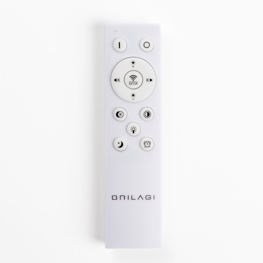 BRILAGI - LED-dimmbare Pendelleuchte an Seil FALCON II LED/99W/230V 3000-6500K pr. 60 cm weiß + Fernbedienung