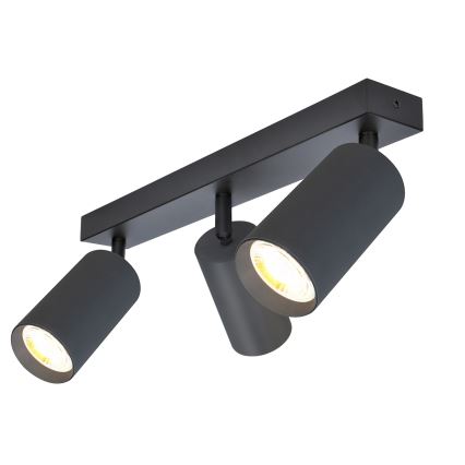 Brilagi - LED RGBW dimmbarer Deckenspot SELE 3xGU10/6W/230V 3000K Anthrazit
