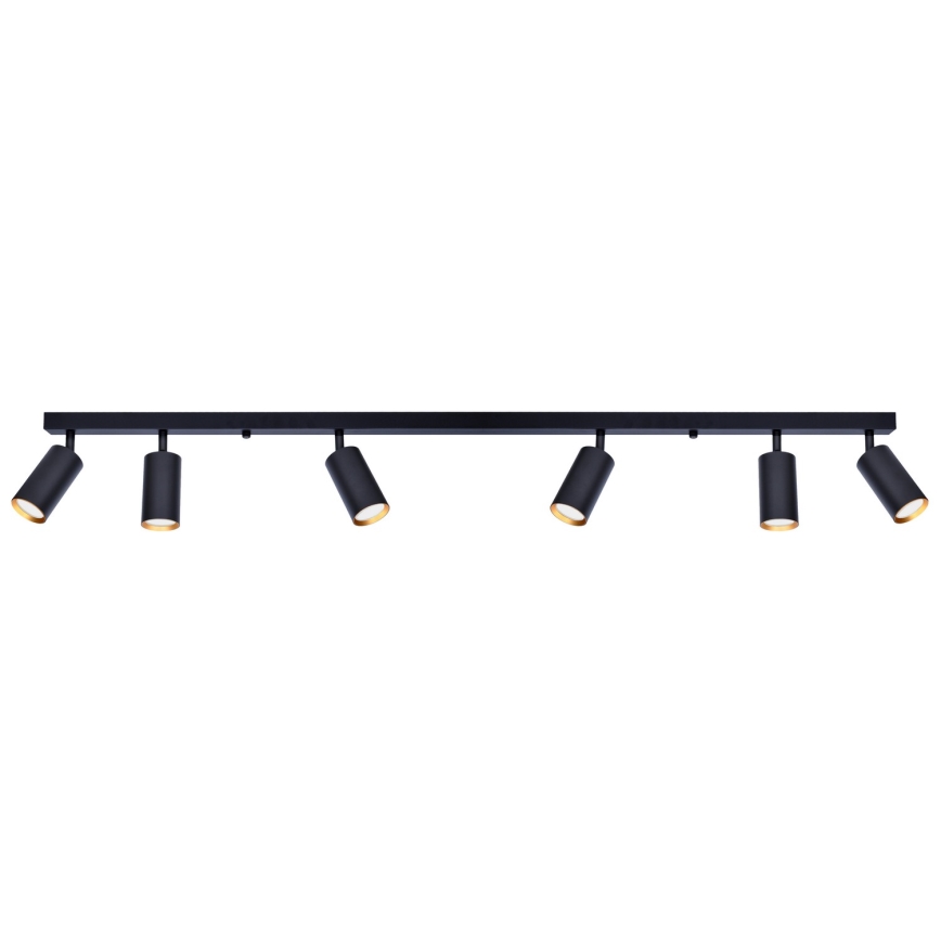 Brilagi - LED-dimmbarer Einbaustrahler SELE 6xGU10/6,5W/230V 2700-6500K schwarz/gold