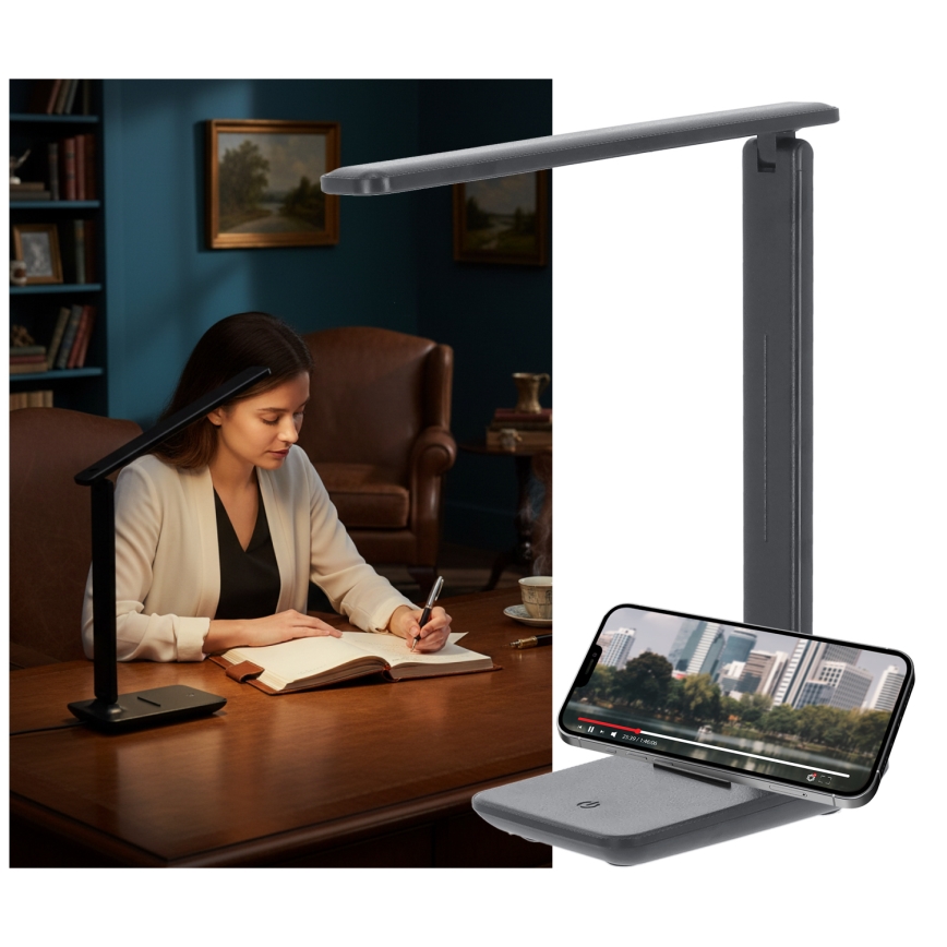Brilagi - Dimmbare LED-Tischleuchte VARIO LED/7W/230V 3000/4000/6500K anthrazit