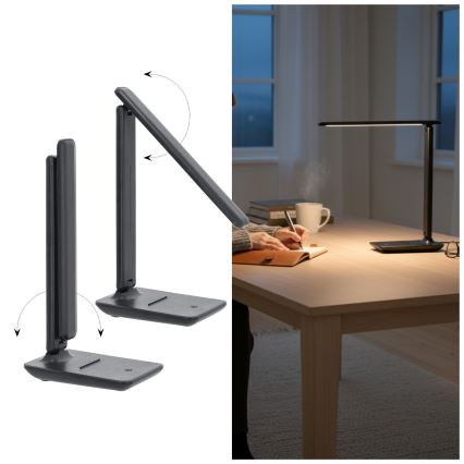 Brilagi - Dimmbare LED-Tischleuchte VARIO LED/7W/230V 3000/4000/6500K anthrazit