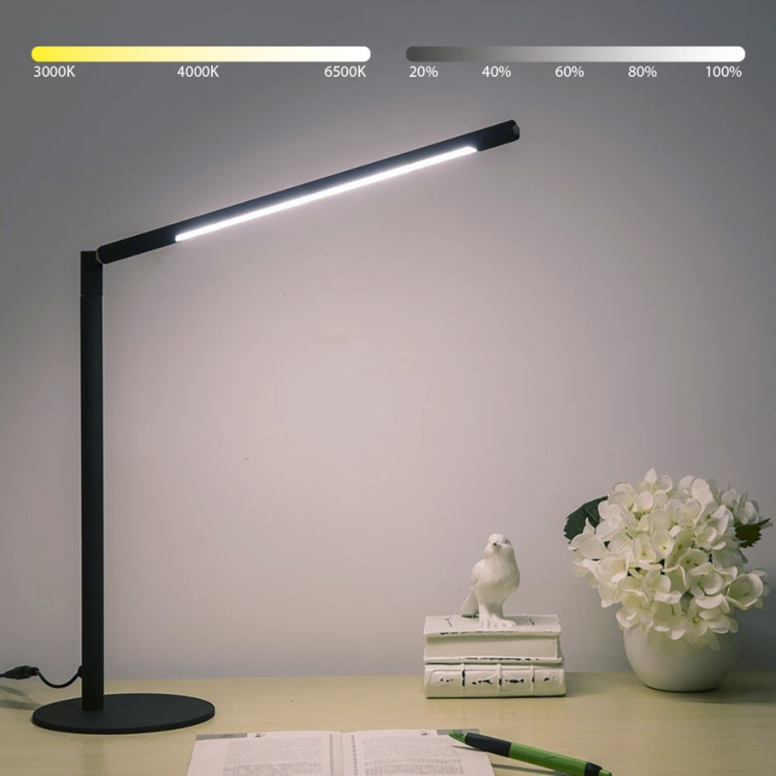 Brilagi - dimmbare Touch-Tischlampe VARIO LED/7W/230V 3000-6500K CRI 96 schwarz