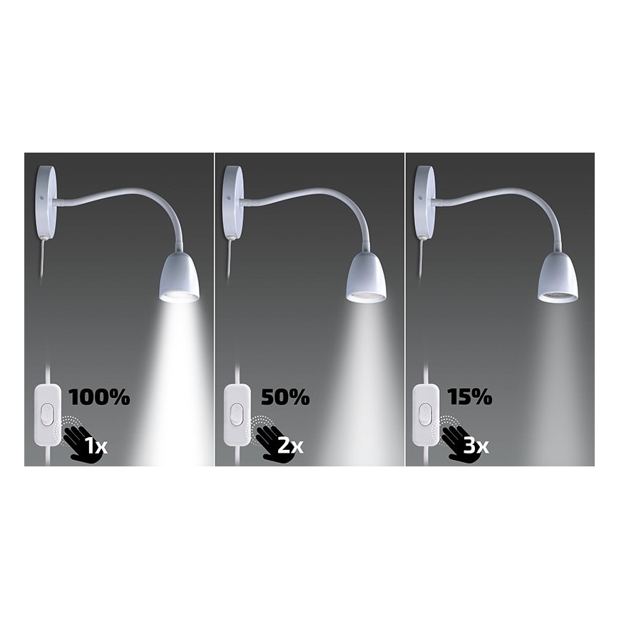 Brilagi - LED Dimmbare Wandleuchte LED/4W/230V