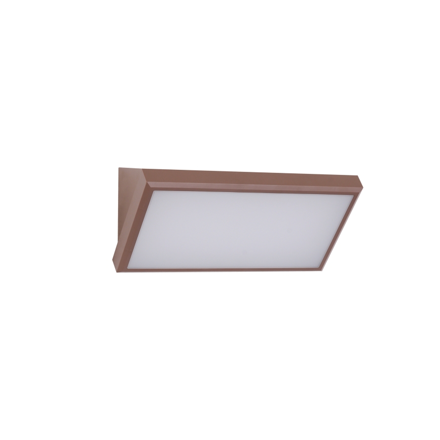 Brilagi - LED-dimmbare Außenwandleuchte TRIANGLE 1xE27/6W/230V 2700-6500K IP65 braun