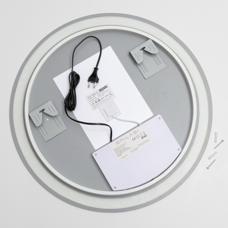 Brilagi - LED-beheizter Badezimmerspiegel AVA ECO LED/11,5W/230 V Ø 60 cm IP44 CRI 90 dimmbar + CCT