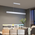 Brilagi - LED Dimmbarer Deckenleuchte mit Kabel SLEEKLINE SMART LED/40W/230V 3000-6000K Wi-Fi Tuya Silber + Fernbedienung