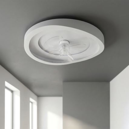 Brilagi - Dimmbarer LED-Deckenventilator LED/80W/230V 3000-6500K Ø 50 cm weiß + Fernbedienung