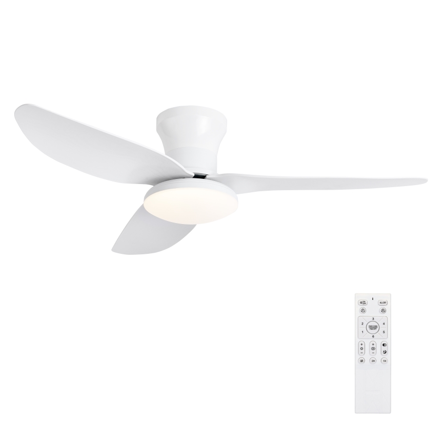Brilagi - LED dimmbarer Deckenventilator LED/30W/230V 3000-6500K Weiß + Fernbedienung