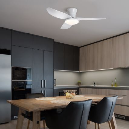 Brilagi - LED dimmbarer Deckenventilator LED/30W/230V 3000-6500K Weiß + Fernbedienung