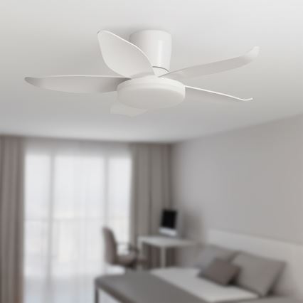 Brilagi - Dimmbarer LED-Deckenventilator LED/32W/230V 3000-6500K Ø 95 cm weiß + Fernbedienung