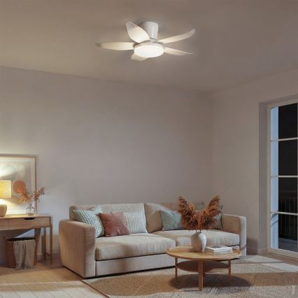 Brilagi - Dimmbarer LED-Deckenventilator LED/32W/230V 3000-6500K Ø 95 cm weiß + Fernbedienung