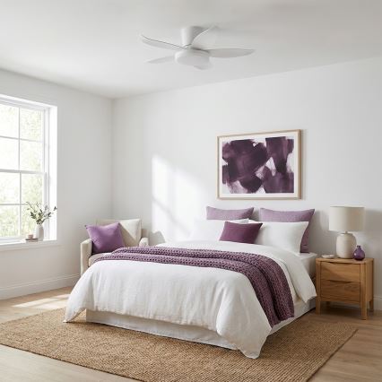 Brilagi - Dimmbarer LED-Deckenventilator LED/32W/230V 3000-6500K Ø 95 cm weiß + Fernbedienung