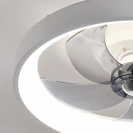 Brilagi - LED dimmbarer Deckenventilator LED/34W/230V Ø 50 cm weiß + Fernbedienung