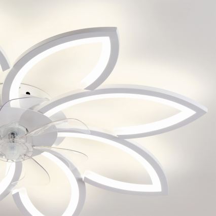 Brilagi - Dimmbarer LED-Deckenventilator LED/43W/230V 3000-6500K Ø 90 cm weiß + Fernbedienung