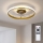 Brilagi - LED-dimmbarer Deckenventilator LED/66W/230V 3000-6500K Ø 55 cm weiß/gold + Fernbedienung