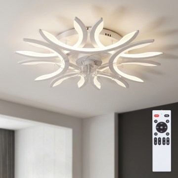 Brilagi - LED-dimmbarer Deckenventilator LED/70W/230V 3000-6500K Durchmesser 76 cm weiß + Fernbedienung