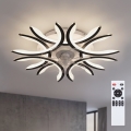 Brilagi - LED dimmbarer Deckenventilator LED/70W/230V Ø 76 cm schwarz + Fernbedienung