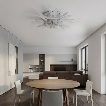 Brilagi - LED-dimmbarer Deckenventilator LED/70W/230V 3000-6500K Durchmesser 76 cm weiß + Fernbedienung