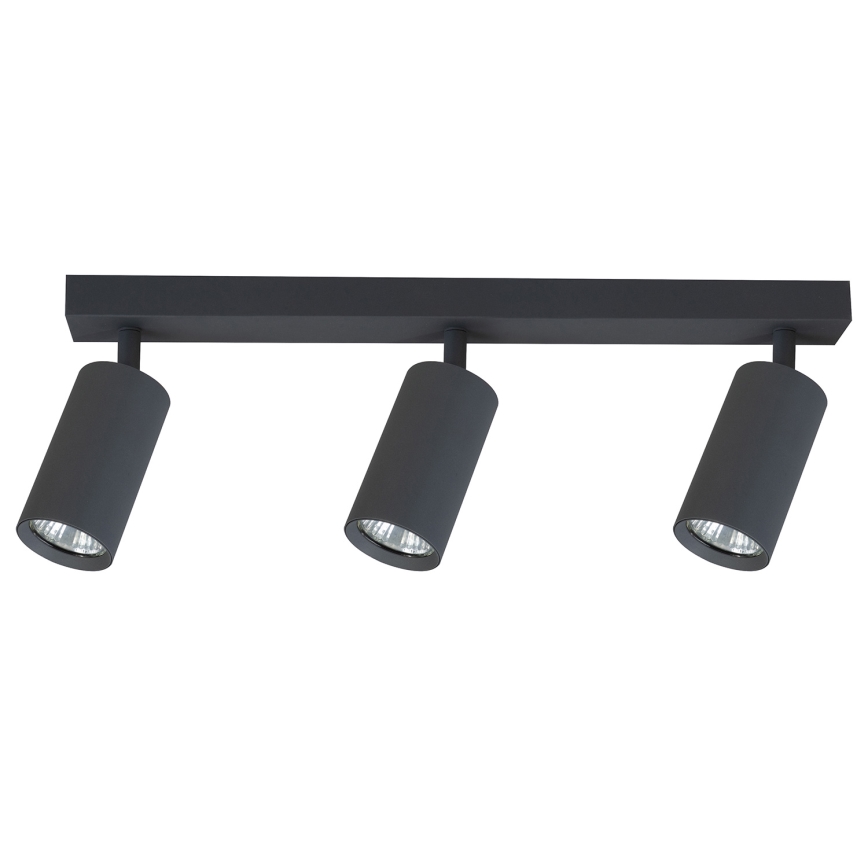 Brilagi - LED RGBW dimmbares Einbau-Spot SELE 3xGU10/4,8W/230V 3000K Anthrazit + Fernbedienung