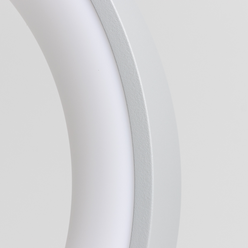 Brilagi - LED dimmbarer Kronleuchter an Seil FALCON LED/80W/230V 3000-6500K Ø 60 cm grau + Fernbedienung