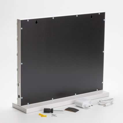 BRILAGI - LED-dimmbarer Make-up-Spiegel HOLLYWOOD LED/15W/230V CCT + USB weiß