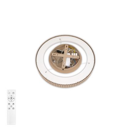 Brilagi - LED-dimmbare Pendelleuchte an Kabel FALCON MODERN LED/30W/230V 3000-6500K 40 cm beige + Fernbedienung