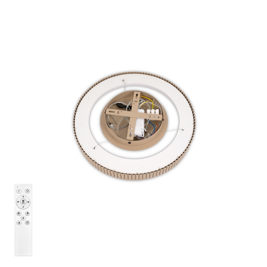 Brilagi - LED-dimmbare Pendelleuchte an Kabel FALCON MODERN LED/30W/230V 3000-6500K 40 cm beige + Fernbedienung