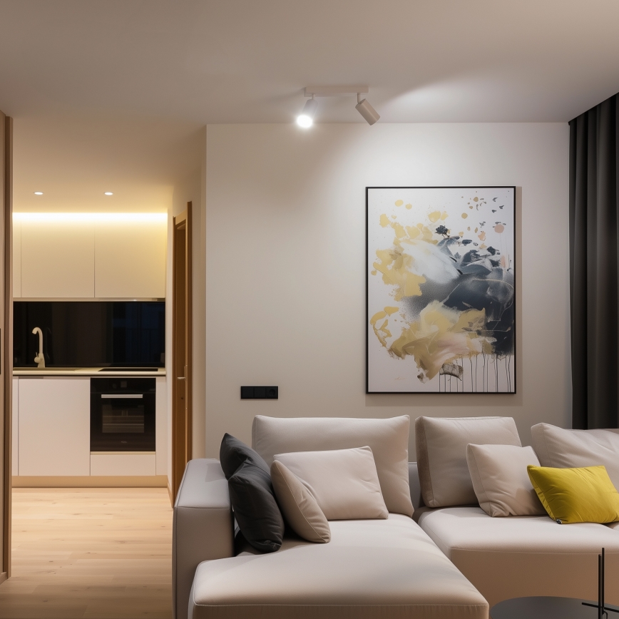 Brilagi - LED RGBW dimmbares Einbauleuchte SELE 2xGU10/6,5W/230V 2700-6500K weiß