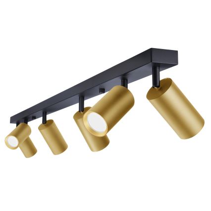 Brilagi - LED-dimmbare Spot-Leuchte SELE GOLDEN 6x GU10/6,5W/230V 2700-6500K schwarz/gold