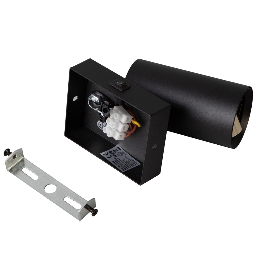 Brilagi - LED RGBW dimmbarer Wandspot SELE 1xGU10/4,8W/230V 3000K schwarz + Fernbedienung