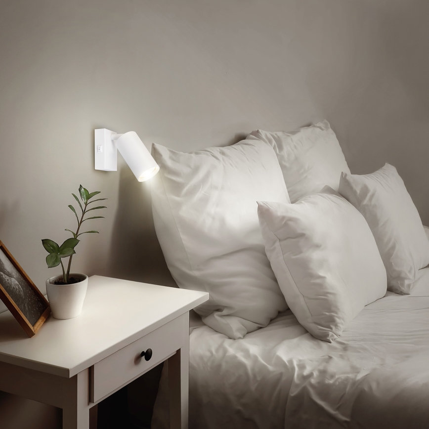 Brilagi - LED RGBW dimmbare Wand-Spotleuchte SELE 1xGU10/6W/230V 3000K weiß