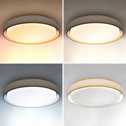 Brilagi - LED dimmbares Deckenleuchte KIANIA LED/48W/230V 3000-6500K Ø 43 cm + Fernbedienung