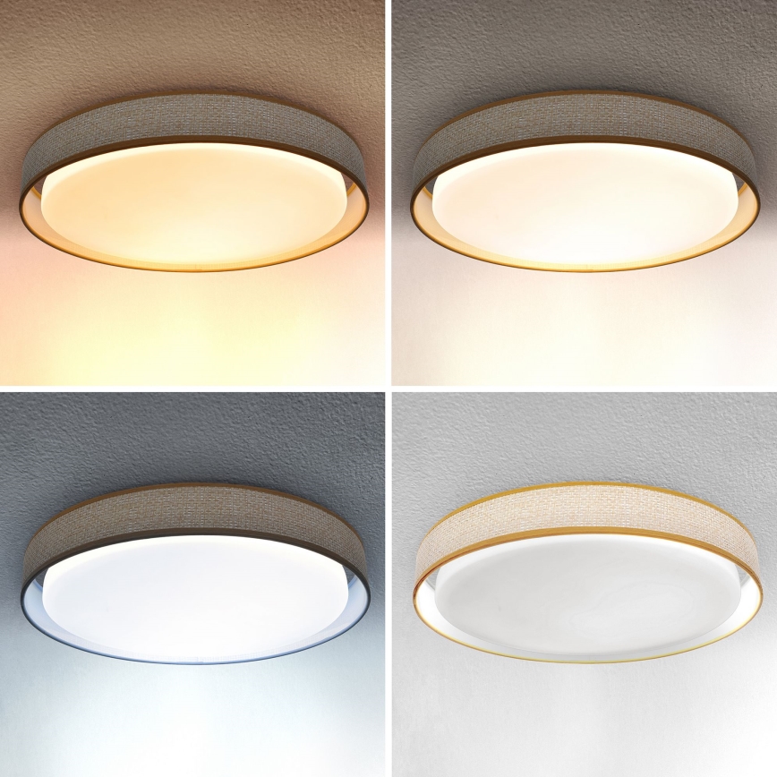 Brilagi - LED dimmbares Deckenleuchte KIANIA LED/48W/230V 3000-6500K Ø 43 cm + Fernbedienung