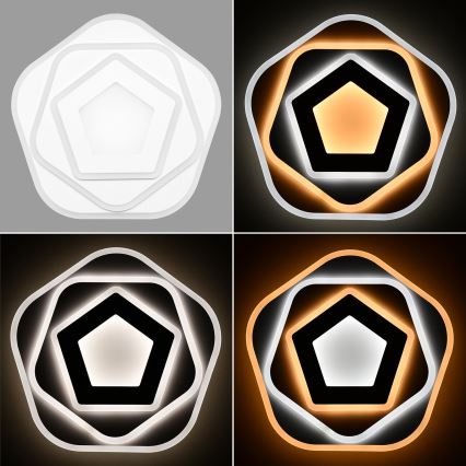 Brilagi - LED dimmbare Deckenleuchte MODERN LED/64W/230V 2700-6500K Ø 40 cm + Fernbedienung