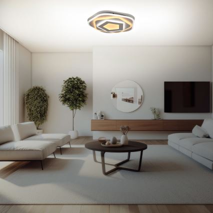 Brilagi - LED dimmbare Deckenleuchte MODERN LED/64W/230V 2700-6500K Ø 40 cm + Fernbedienung