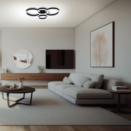 Brilagi - LED dimmbare Deckenleuchte ORBITS LED/49W/230V 3000-6000K + Fernbedienung