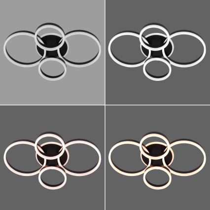 Brilagi - LED dimmbare Deckenleuchte ORBITS LED/52W/230V 3000-6000K + Fernbedienung