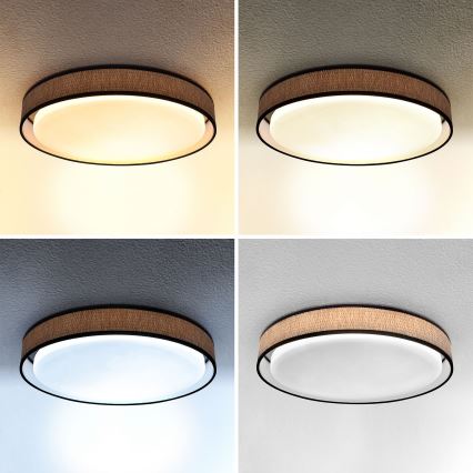 Brilagi - LED dimmbare Deckenleuchte PILAR LED/48W/230V 3000-6500K Ø 43 cm + Fernbedienung